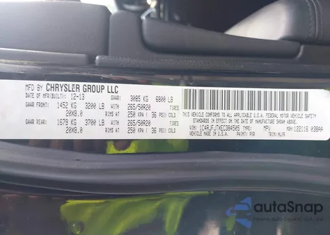 2014 Jeep Grand Cherokee Summit из США, поврежденный, VIN 1C4RJFJTXEC384505